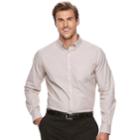 Big & Tall Croft & Barrow&reg; Classic-fit Stretch Woven Button-down Shirt, Men's, Size: 4xb, Lt Brown