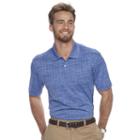 Men's Haggar&reg; Cool 18&reg; Classic-fit Performance Polo, Size: Xl, Dark Blue