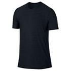 Men's Nike Breathe Tee, Size: Small, Grey (charcoal)