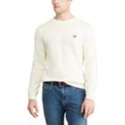 Men's Chaps Regular-fit Crewneck Sweater, Size: Large, Natural