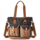 The Same Direction Tapa Two-tone Canvas Tote, Women's, Dark Brown