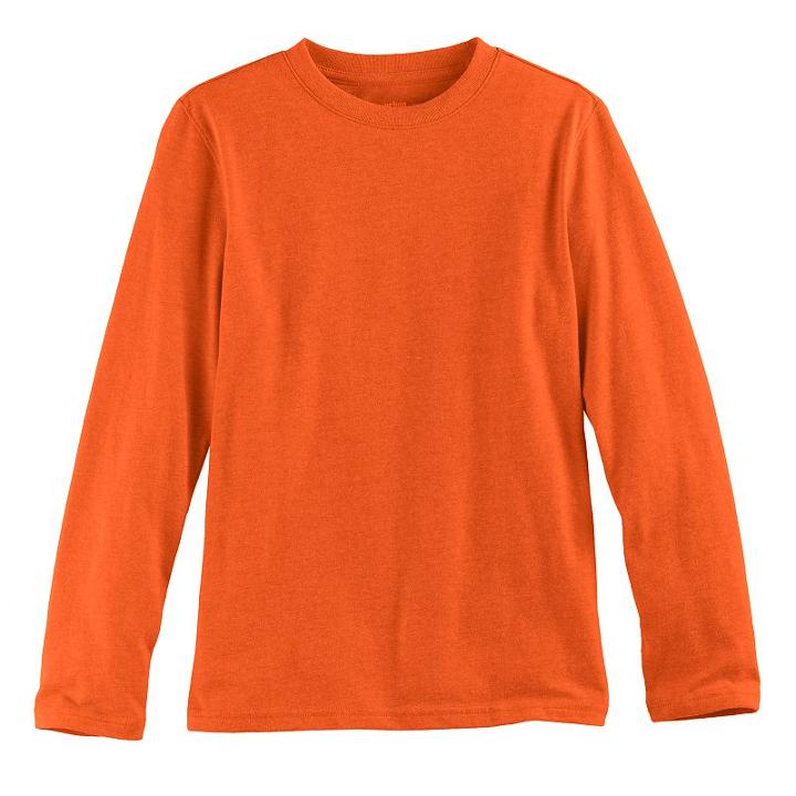 Men's Urban Pipeline Heathered Crew Tee, Size: Medium, Med Orange