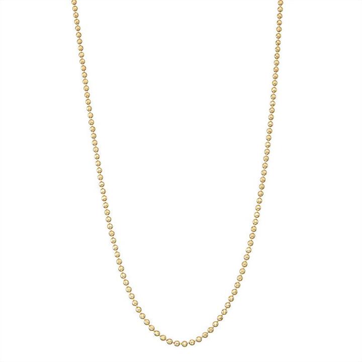 14k Gold Ball Chain Necklace, Women's, Size: 18, Yellow