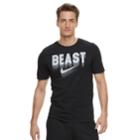 Men's Nike Beast Tee, Size: Xxl, Grey (charcoal)