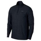 Men's Nike Breathable Quarter-zip Pullover Top, Size: Xxl, Grey (charcoal)