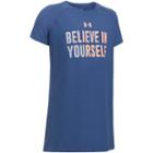 Girls 7-16 Under Armour Believe In Yourself Short Sleeve Tee, Size: Xl, White Oth