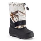 Kamik Rocket2 Realtree Camo Boys' Waterproof Winter Boots, Boy's, Size: 1, White
