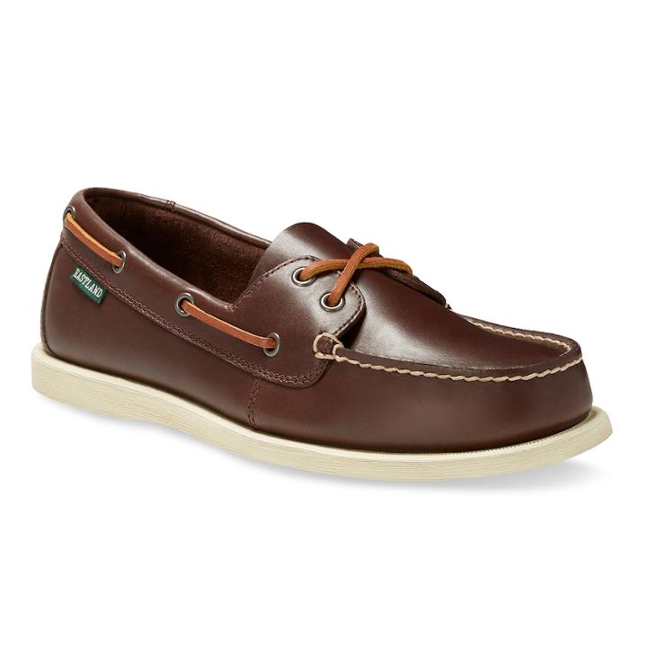 Eastland Seaquest Men's Boat Shoes, Size: 9 D, Dark Brown