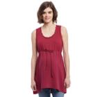 Maternity Oh Baby By Motherhood&trade; Scallop High-low Tunic, Women's, Size: Medium, Ovrfl Oth