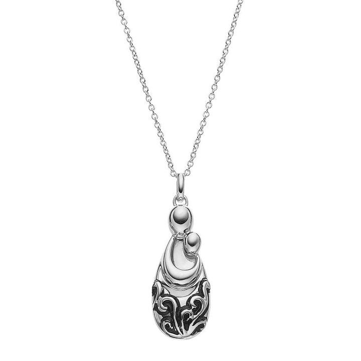 Sentimental Expressions Sterling Silver Mother's Pride & Joy Necklace, Women's, Size: 18, Grey