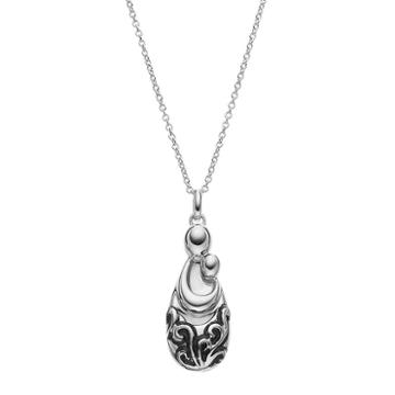 Sentimental Expressions Sterling Silver Mother's Pride & Joy Necklace, Women's, Size: 18, Grey