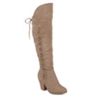 Journee Collection Spritz Women's Over-the-knee Boots, Size: Medium (11), Med Beige