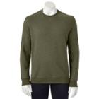 Men's Tek Gear&reg; Fleece Crew Sweatshirt, Size: Small, Dark Brown