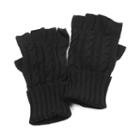 Muk Luks Cable-knit Gloves - Men, Black