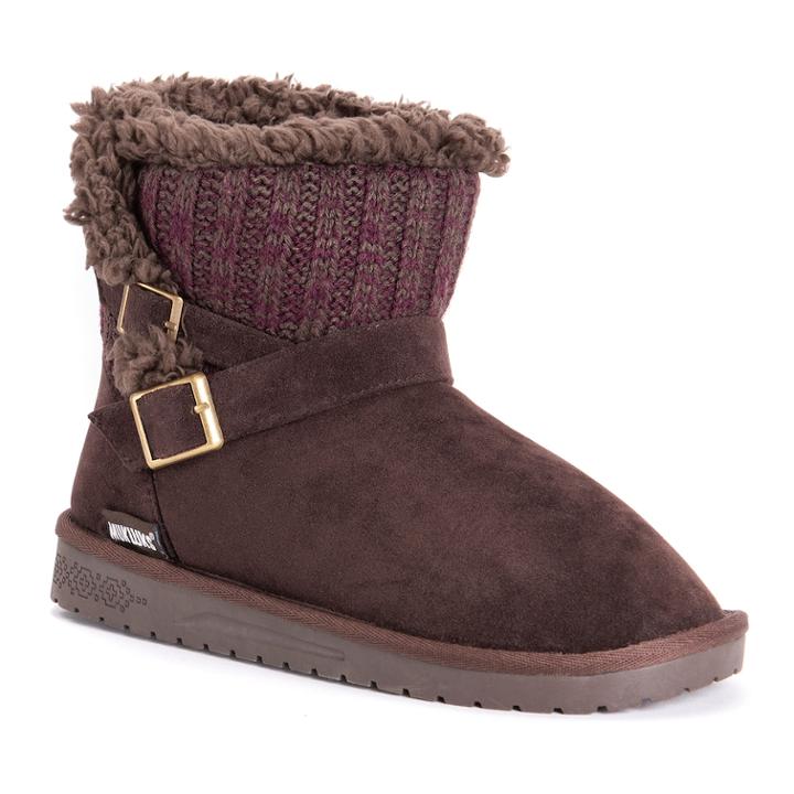 Muk Luks Alyx Women's Winter Boots, Size: 8, Brown