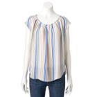 Women's Lc Lauren Conrad Pleated Top, Size: Medium, Natural
