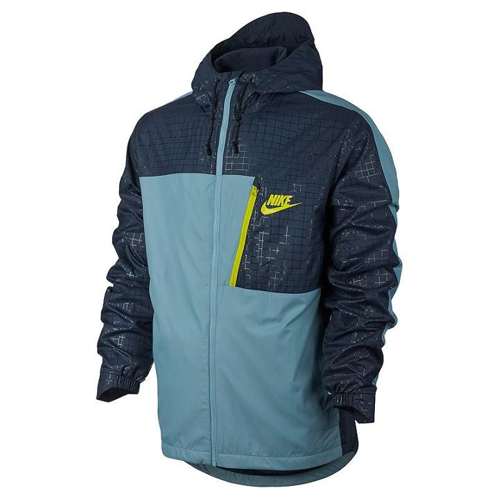 Men's Nike Advanced 15 Woven Hooded Jacket, Size: Xxl, Dark Blue