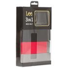 Men's Lee 3-pack Web Belts, Ovrfl Oth