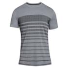 Men's Under Armour Sportstyle Striped Tee, Size: Small, Med Grey