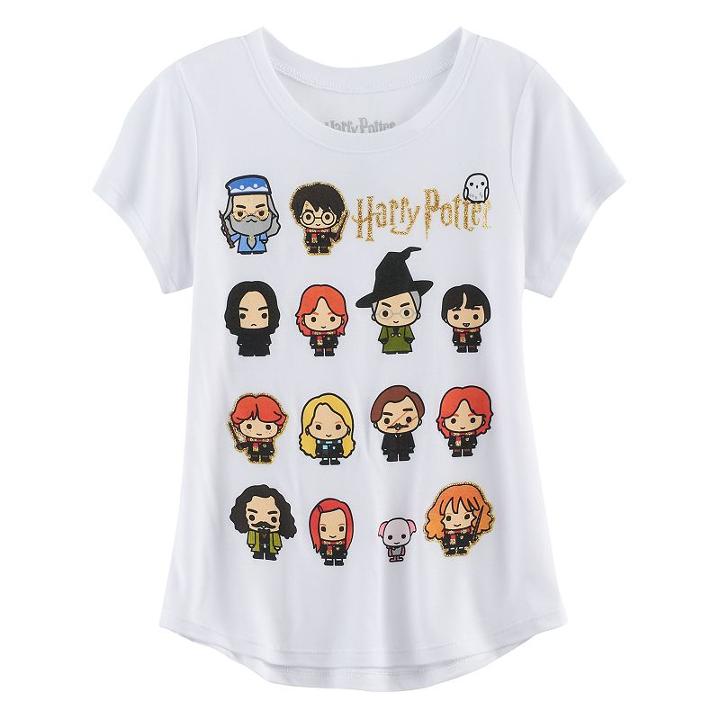 Girls 7-16 Harry Potter Character Graphic Tee, Girl's, Size: Large, White