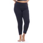 Plus Size Balance Collection Solid Ankle Leggings, Women's, Size: 1xl, Black