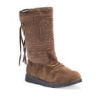 Muk Luks Barbara Women's Water-resistant Boots, Girl's, Size: 9, Brown
