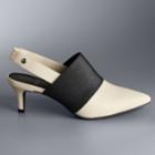 Simply Vera Vera Wang Cockatoo Women's Slingback Mules, Size: Medium (7.5), White