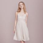 Lc Lauren Conrad Dress Up Shop Collection Pleated Metallic Dress - Women's, Size: 18, Med Grey
