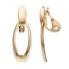 Napier Door Knocker Clip On Earrings, Women's, Gold