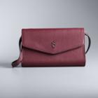 Simply Vera Vera Wang Signature Mini Crossbody Bag, Women's, Dark Pink