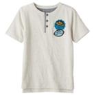 Boys 4-7x Sonoma Goods For Life&trade; Patched High-low Henley Tee, Boy's, Size: 7, Dark Grey