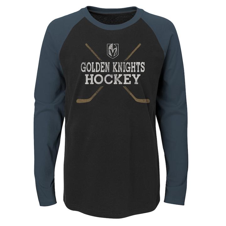 Boys 4-18 Vegas Golden Knights Hockey Sticks Tee, Size: 6-7, Black