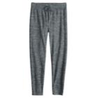 Girls 7-16 & Plus Size So&reg; Microfleece Leggings, Size: 10, Grey (charcoal)