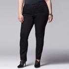 Plus Size Simply Vera Vera Wang Skinny Jeans, Women's, Size: 20 W, Black