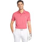 Men's Izod Cutline Classic-fit Performance Golf Polo, Size: Large, Light Red