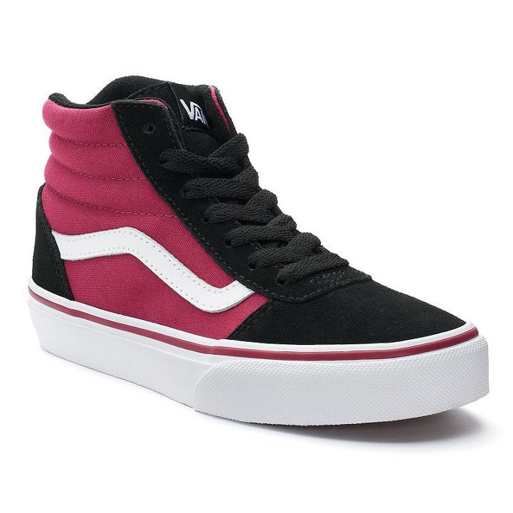 Vans Ward Kids' High-top Sneakers, Boy's, Size: 12, Black