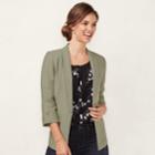 Women's Lc Lauren Conrad Shawl Collar Blazer, Size: Medium, Med Green
