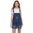 Juniors' Indigo Rein Mid-rise Denim Shortalls, Teens, Size: 9, Dark Blue