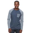 Men's Levi's Chabot Henley Tee, Size: Large, Med Blue