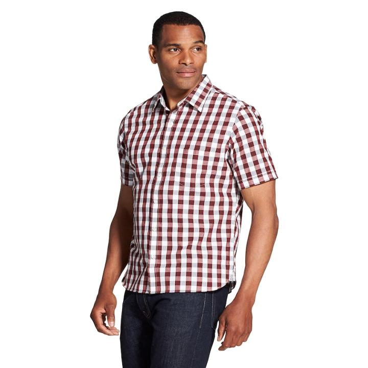 Men's Van Heusen Never Tuck Slim-fit Button-down Shirt, Size: Small, White