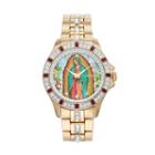 Elgin Men's Crystal Our Lady Of Guadalupe Watch, Multicolor