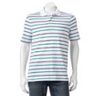 Men's Croft & Barrow&reg; Signature Striped Polo, Size: Medium, Natural