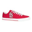 Adult Row One St. Louis Cardinals Large Logo Sneakers, Size: 11, Dark Red