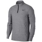 Big & Tall Nike Breathe Dri-fit Performance Quarter-zip Pullover, Men's, Size: Xxl Tall, Dark Grey