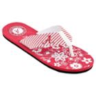 Women's Alabama Crimson Tide Floral Flip Flop Sandals, Size: Small, Multi