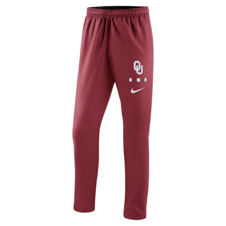Men's Nike Oklahoma Sooners Therma-fit Pants, Size: Xxl, Red