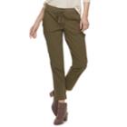 Women's Sonoma Goods For Life&trade; Utility Capris, Size: 0, Green