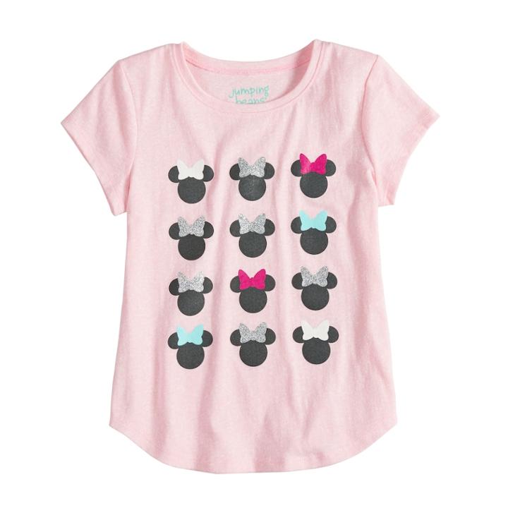 Disney's Minnie Mouse Girls 4-10 Graphic Tee By Disney/jumping Beans&reg;, Size: 6x, Light Pink