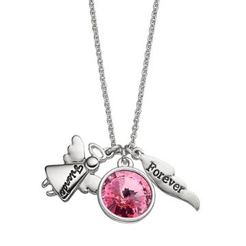 Charming Inspirations Friends Forever Charm Necklace, Women's, Red