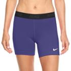Women's Nike Cool Victory Base Layer Workout Shorts, Size: Medium, Grey (charcoal)